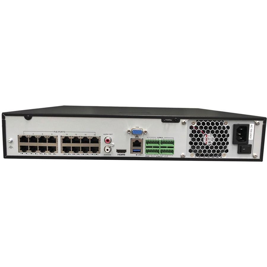Gyration 32-Channel Network Video Recorder With PoE, TAA-Compliant - 16 TB HDD