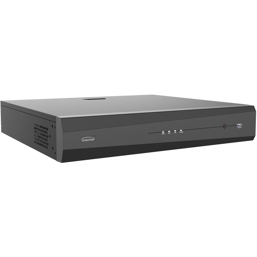 Gyration 32-Channel Network Video Recorder With PoE, TAA-Compliant - 16 TB HDD