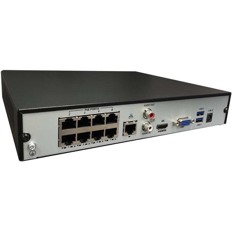 Gyration 8-Channel Network Video Recorder With PoE - 6 TB HDD