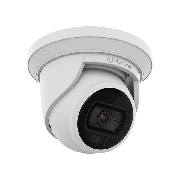 HANWHA WISENET A Series 4MP White Light Turret Camera 3mm PoE