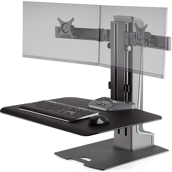 HAT Design Works Winston-E Sit-Stand Dual Monitor Stand