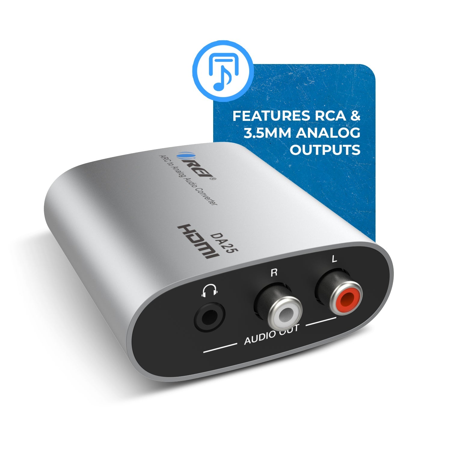 HDMI ARC/eARC to Analog Audio Converter (DA25)