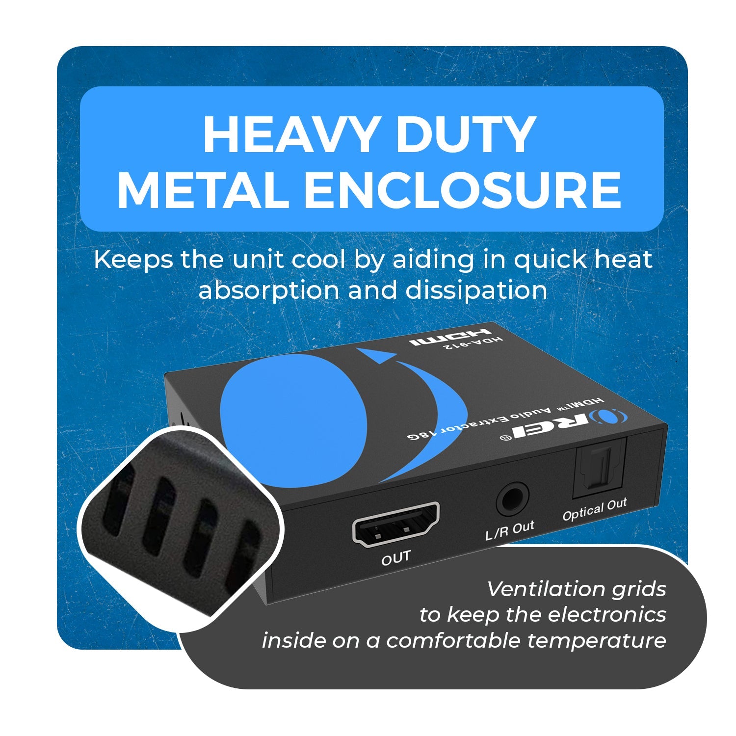 HDMI Audio Extractor Converter - SPDIF + 3.5mm Output (HDA-912)