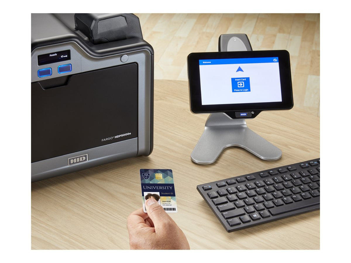 HID FARGO HDP5000e Single-Side ID Card Printer – Fast, High-Quality Printing