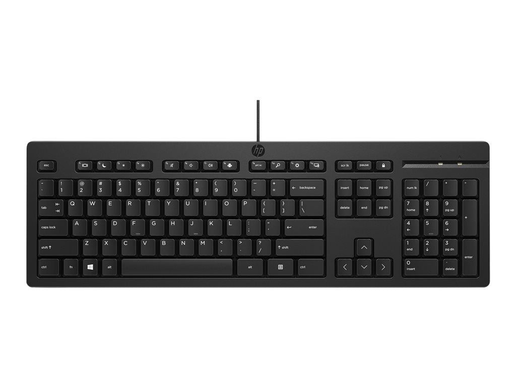 HP 125 - Keyboard - USB - US (pack of 12) - for HP 34; Elite Mobile Thin Client mt645 G7; Laptop 15; Pro Mobile Thin