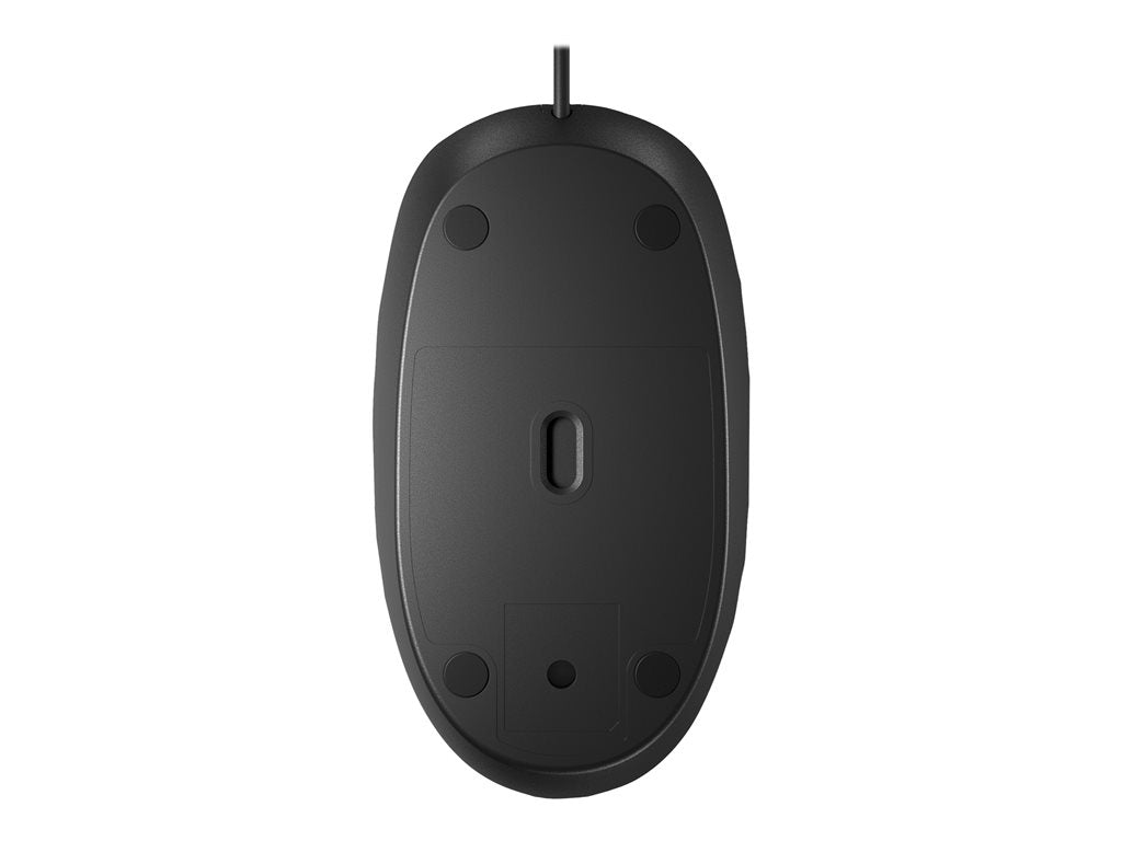 HP 125 - Mouse - wired - USB - black - CTO