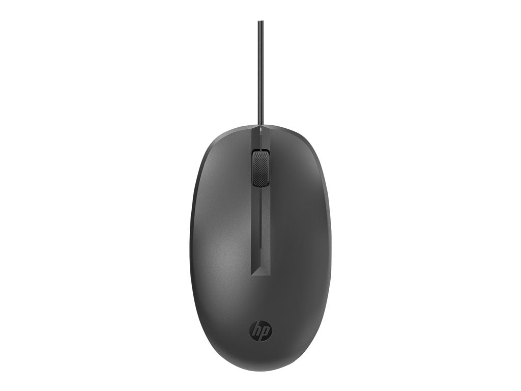 HP 125 - Mouse - wired - USB - black - promo - for HP 34; Elite Mobile Thin Client mt645 G7; Pro 290 G9; Pro Mobile Thin Client 265A9UT