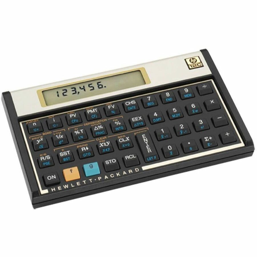 HP 12c Calculator - 120 Functions - Power OFF Memory Protection, Keystroke Programming -