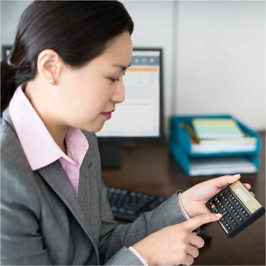 HP 12c Calculator - 120 Functions - Power OFF Memory Protection, Keystroke Programming -