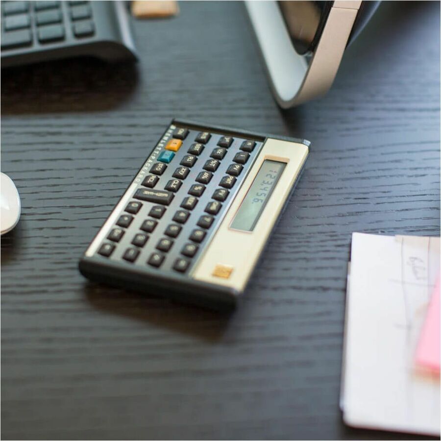 HP 12c Calculator - 120 Functions - Power OFF Memory Protection, Keystroke Programming -