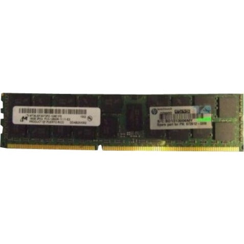 HP 16GB 2Rx4, PC3-12800R-11 Dual in-line Memory Module (DIMM)