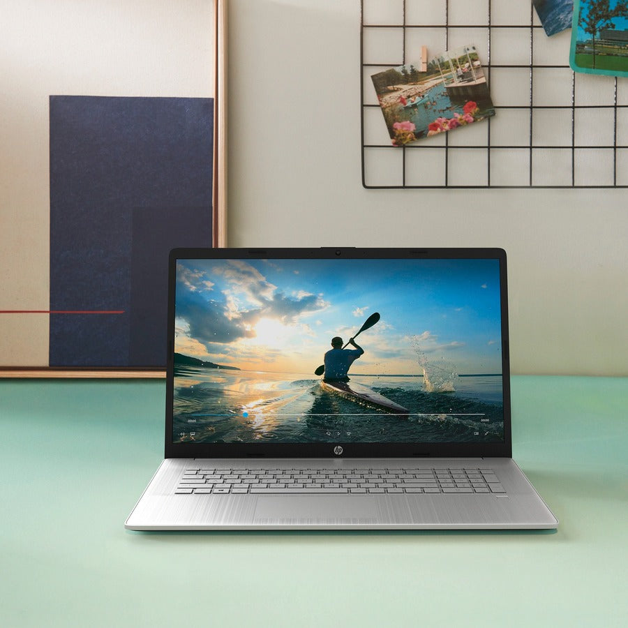 HP 17-cp0000 17-cp0007ca 17.3" Notebook - Full HD - 1920 x 1080 - AMD Ryzen 3 5300U Quad-core (4 Core) - 12 GB Total RAM - 256 GB SSD - Natural Silver - Refurbished