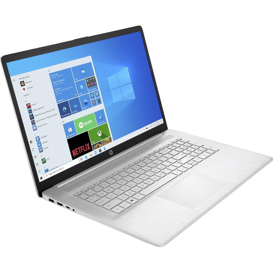 HP 17-cp0000 17-cp0007ca 17.3" Notebook - Full HD - 1920 x 1080 - AMD Ryzen 3 5300U Quad-core (4 Core) - 12 GB Total RAM - 256 GB SSD - Natural Silver - Refurbished
