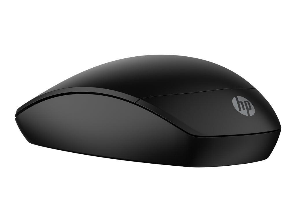 HP 235 - Mouse - optical - 3 buttons - wireless - 2.4 GHz - USB wireless receiver - jack black 4E407AA#ABL
