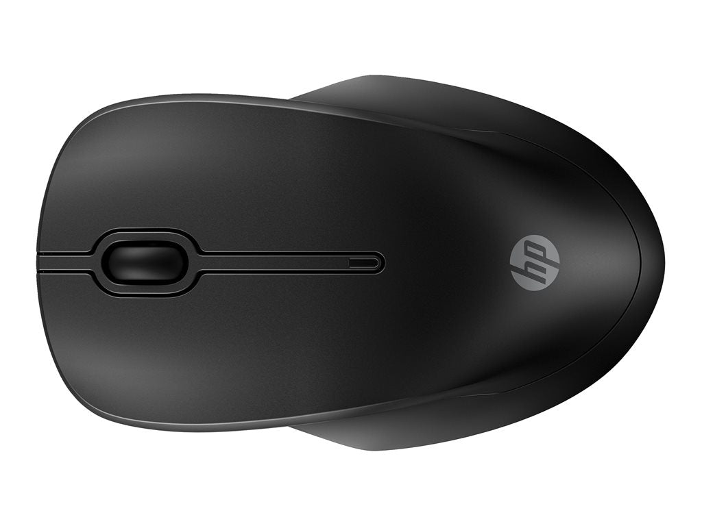 HP 255 - Mouse - optical - 3 buttons - wireless - 2.4 GHz, Bluetooth 5.0 - black 8R3U1AA#ABA