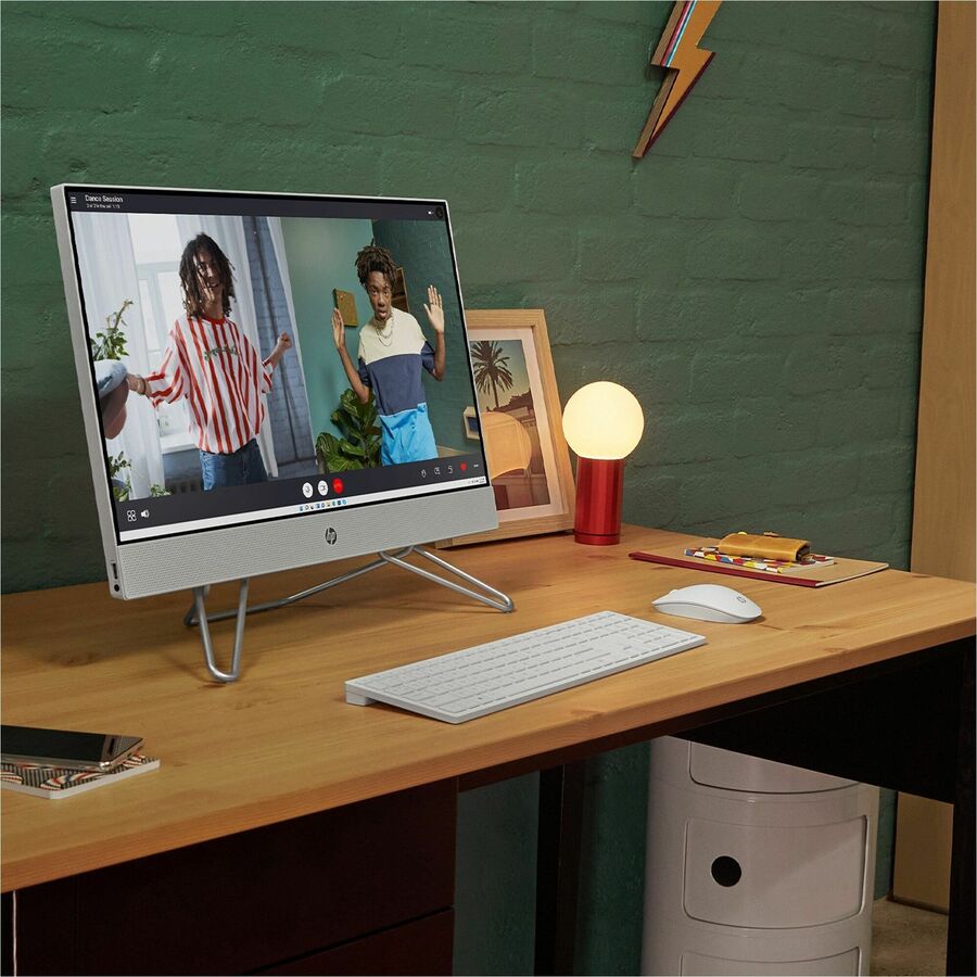 HP 27-cb0000a 27-cb0070 All-in-One Computer - AMD Ryzen 7 5700U Octa-core (8 Core) - 16 GB RAM DDR4 SDRAM - 512 GB M.2 PCI Express NVMe SSD - 27" Full HD 1920 x 1080 Touchscreen Display - Desktop - Starry White