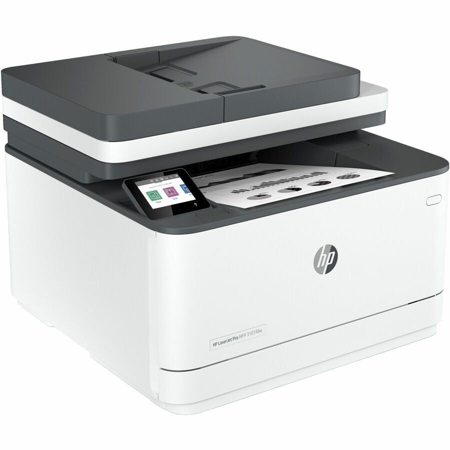 HP 3101FDW Renewed Mono MFP 35PPM Wireless Duplex Printer for Office