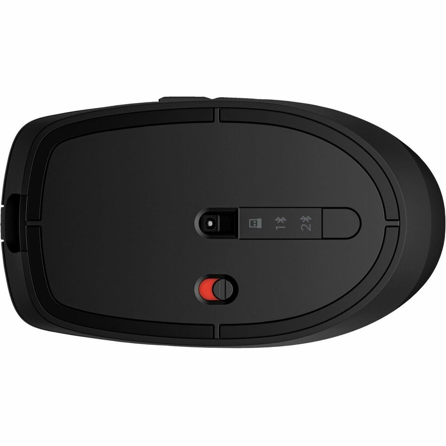 HP 710 Rechargeable Silent Mouse - Track-On-Glass - Wireless - Bluetooth - 2.40 GHz -