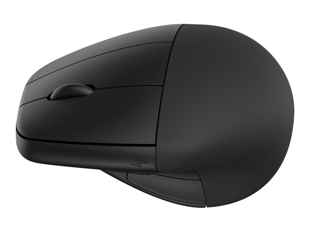 HP 920 - Mouse - ergonomic - 6 buttons - wireless - 2.4 GHz, Bluetooth 5.3 - USB wireless receiver - black