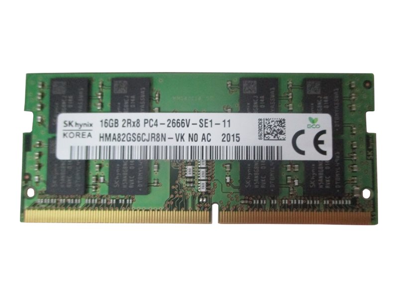 HP - DDR4 - module - 16 GB - SO-DIMM 260-pin - 2666 MHz / PC4-21300 - 1.2 V