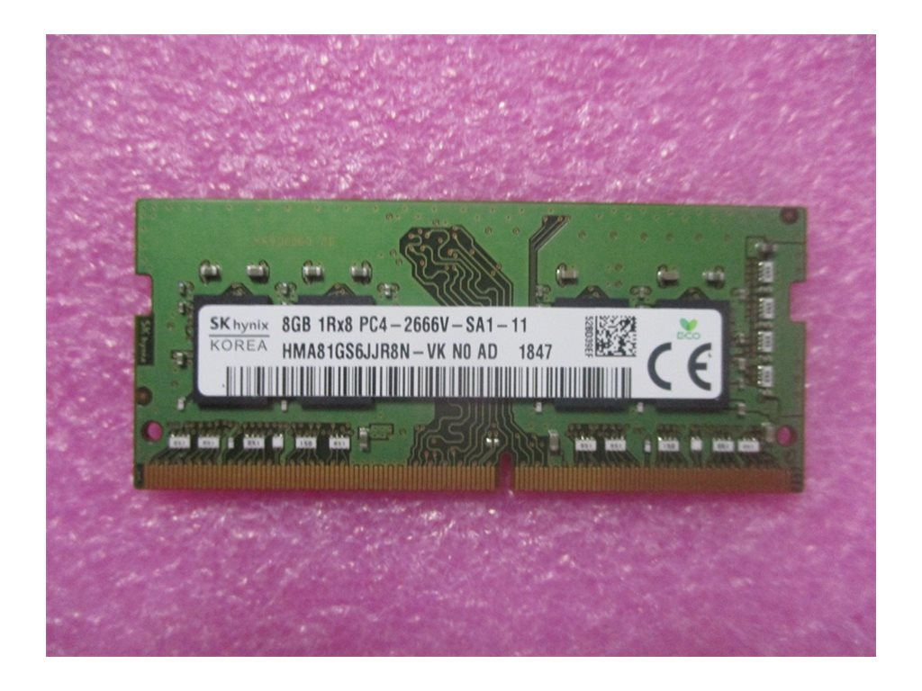 HP - DDR4 - module - 8 GB - SO-DIMM 260-pin - 2666 MHz / PC4-21300 - 1.2 V