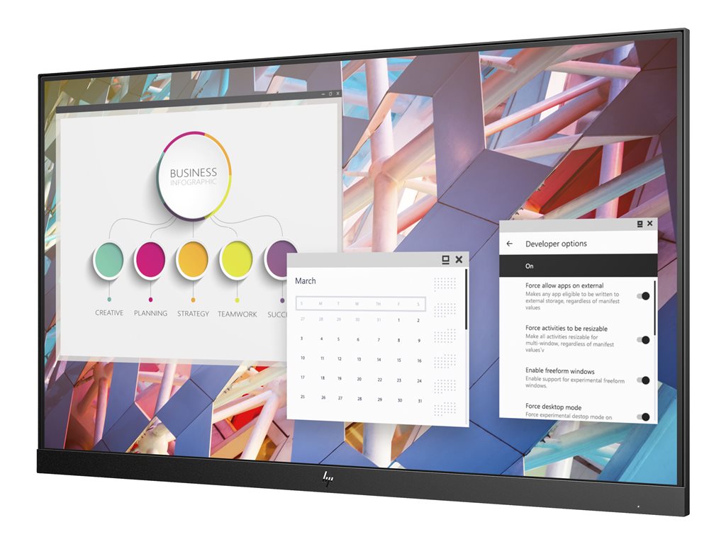 HP E24 G4 - E-Series - LED monitor - 23.8 - 1920 x 1080 Full HD (1080p) @ 60 Hz - IPS - 250 cd/mï¿½ - 1000:1 - 5 ms -