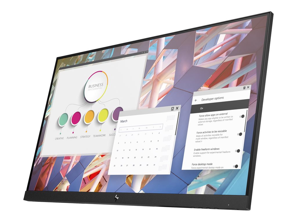 HP E24 G4 - No Stand - E-Series - LED monitor - 24 (23.8" viewable) - 1920 x 1080 Full HD (1080p) @ 60 Hz - IPS - 250