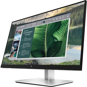 HP E24u G4 24" Class Full HD LCD Monitor - 16:9 - Black, Silver 189T0AA#ABA