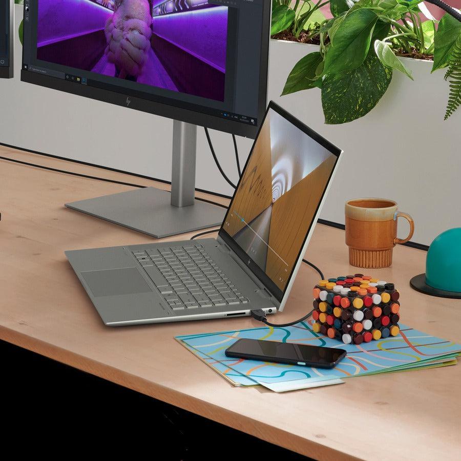 HP ENVY x360 15-es2000 15-es2001nr 15.6" Touchscreen Convertible 2 in 1 Notebook - Full HD - 1920 x 1080 - Intel Core i5 12th Gen i5-1240P Dodeca-core (12 Core) - 8 GB Total RAM - 512 GB SSD - Natural Silver Aluminum