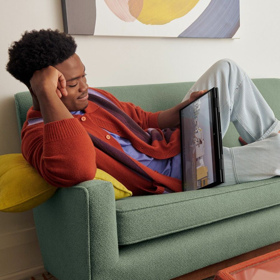 HP ENVY x360 15-eu1073cl 15.6" Touchscreen 2 in 1 Notebook - Full HD - 1920 x 1080 - AMD Ryzen 7 5825U Octa-core (8 Core) 2 GHz - 16 GB Total RAM - 512 GB SSD - Nightfall Black Aluminum - Refurbished