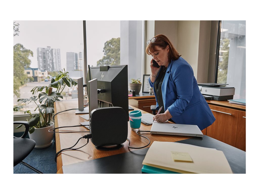 HP Elite Mobile Thin Client mt645 G7 - 180-degree hinge design - AMD Ryzen 5 - 5625U / up to 4.3 GHz - HP ThinPro -