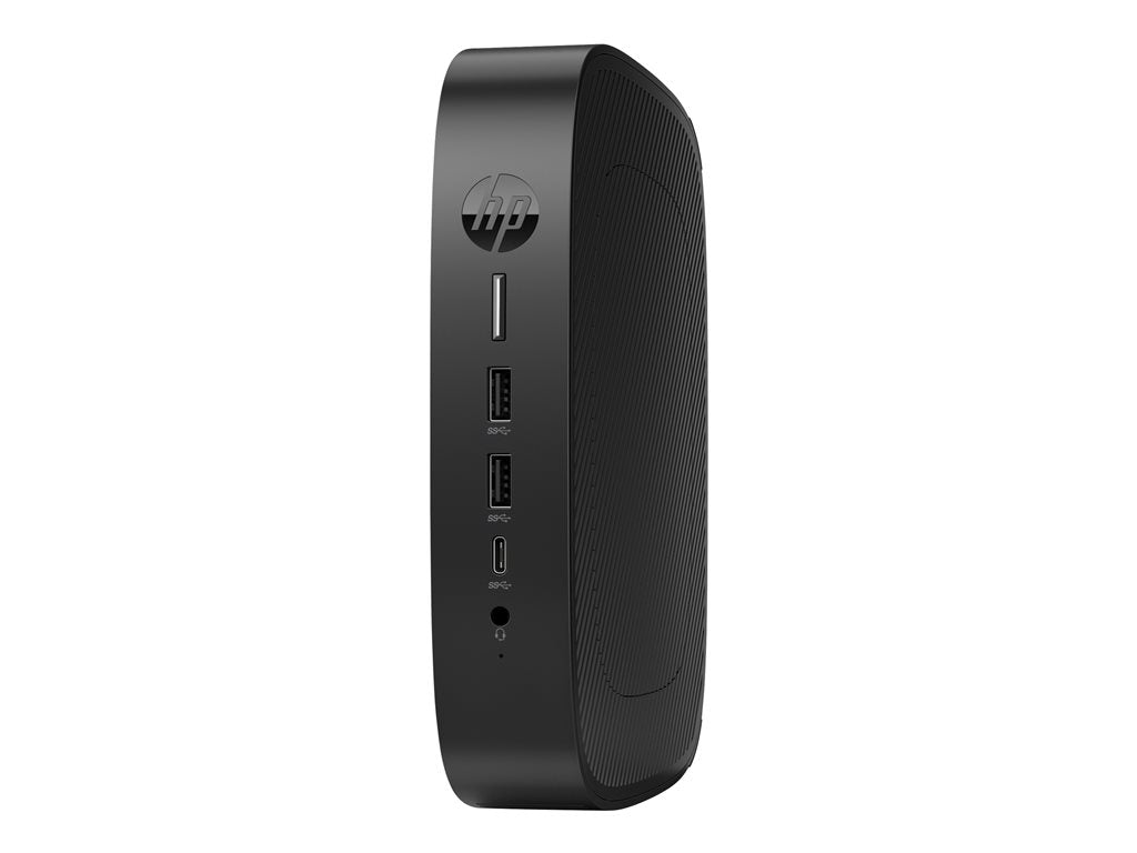 HP Elite t655 - Thin client - SFF 1 x Ryzen Embedded R2314 / up to 3.5 GHz - RAM 8 GB - flash 64 GB - eMMC - Radeon