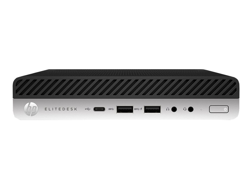HP EliteDesk 800 G5 - Mini desktop - Core i7 9700T / up to 4.3 GHz - vPro - RAM 32 GB - SSD 1 TB - NVMe - UHD Graphics