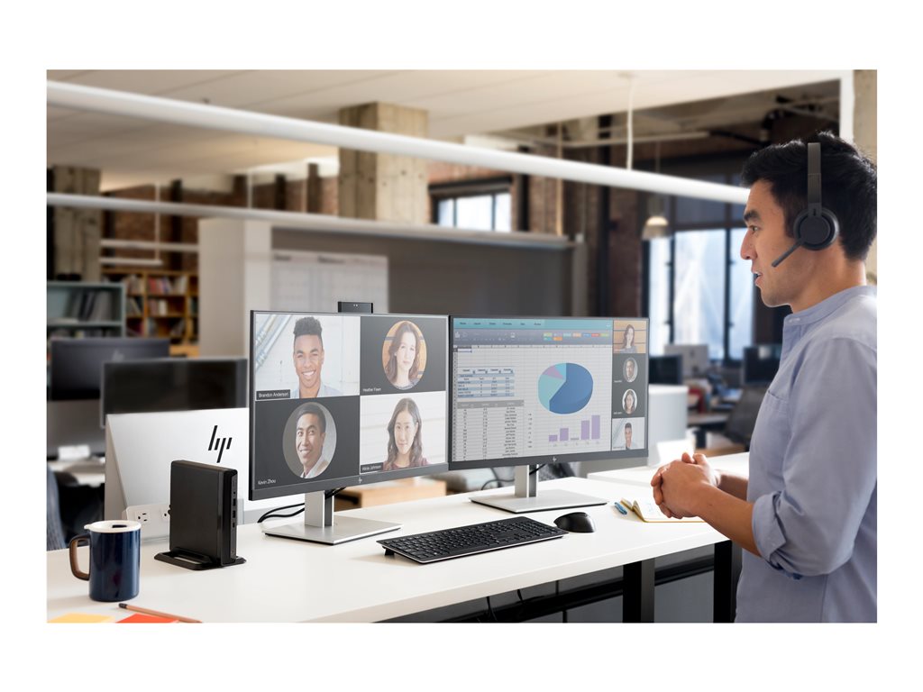 HP EliteDesk 800 G6 - Mini desktop - Core i5 10500 / up to 4.5 GHz - vPro - RAM 16 GB - SSD 256 GB - NVMe, TLC - UHD