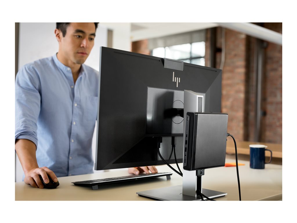 HP EliteDesk 800 G6 - Mini desktop - Core i7 10700T / up to 4.5 GHz - vPro - RAM 32 GB - SSD 256 GB - NVMe, TLC - UHD
