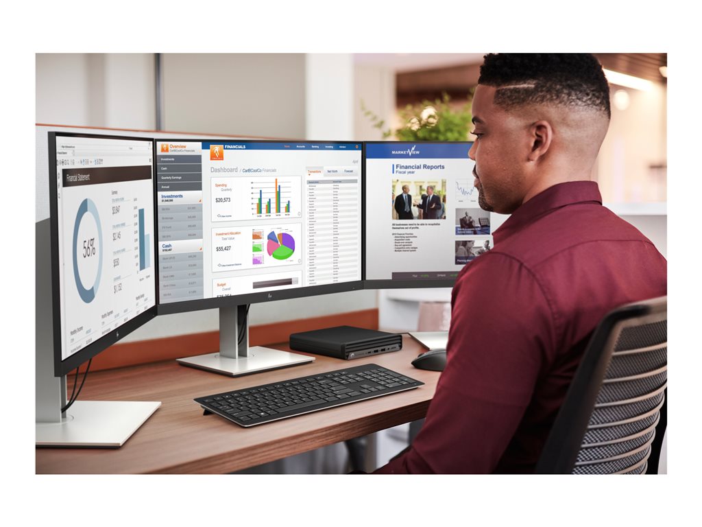 HP EliteDesk 805 G6 - Mini desktop - Ryzen 7 Pro 4750G / up to 4.4 GHz - RAM 16 GB - SSD 512 GB - NVMe, TLC - Radeon