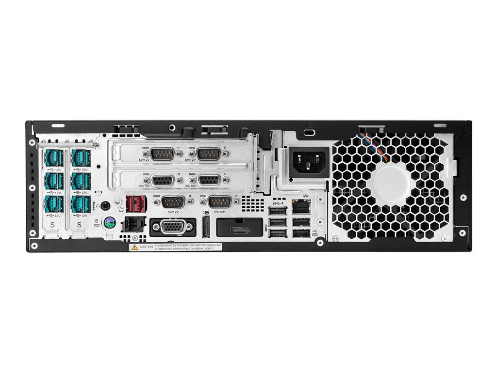 HP Engage Flex Pro Retail System - SFF - 1 x Core i7 8700 / up to 4.6 GHz - RAM 32 GB - SSD 256 GB - UHD Graphics 630 -