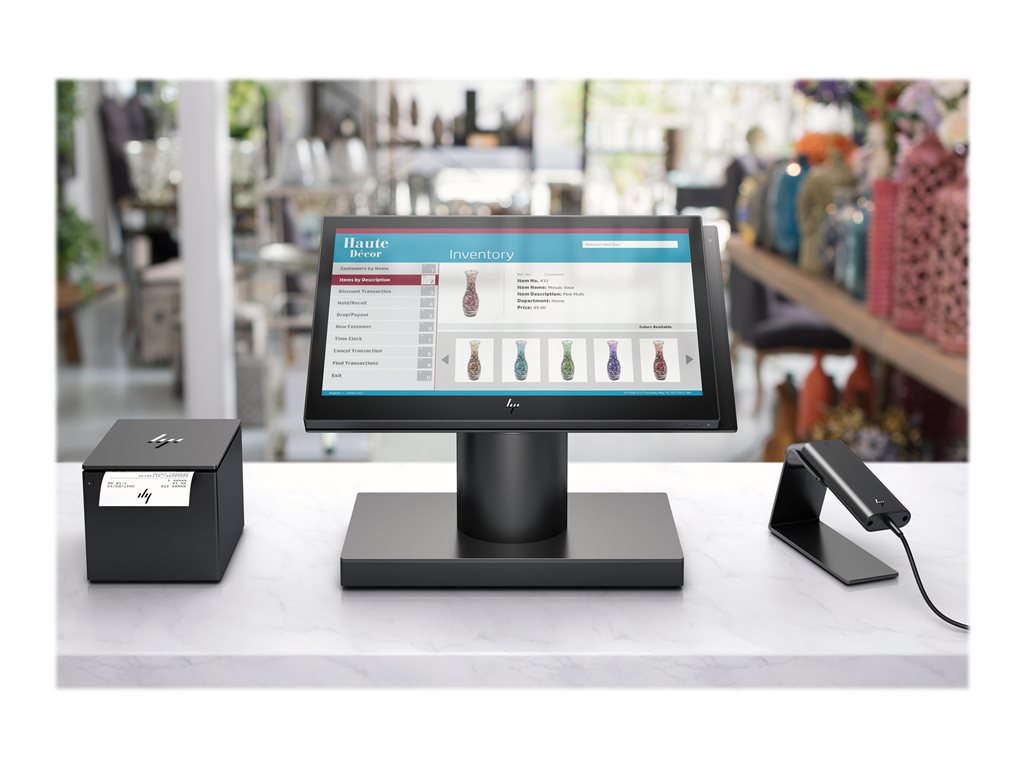 HP Engage One 143 - All-in-one - 1 x Core i3 7100U up to - RAM 8 GB - SSD 512 GB - NVMe, TLC, HP Value - HD Graphics 620