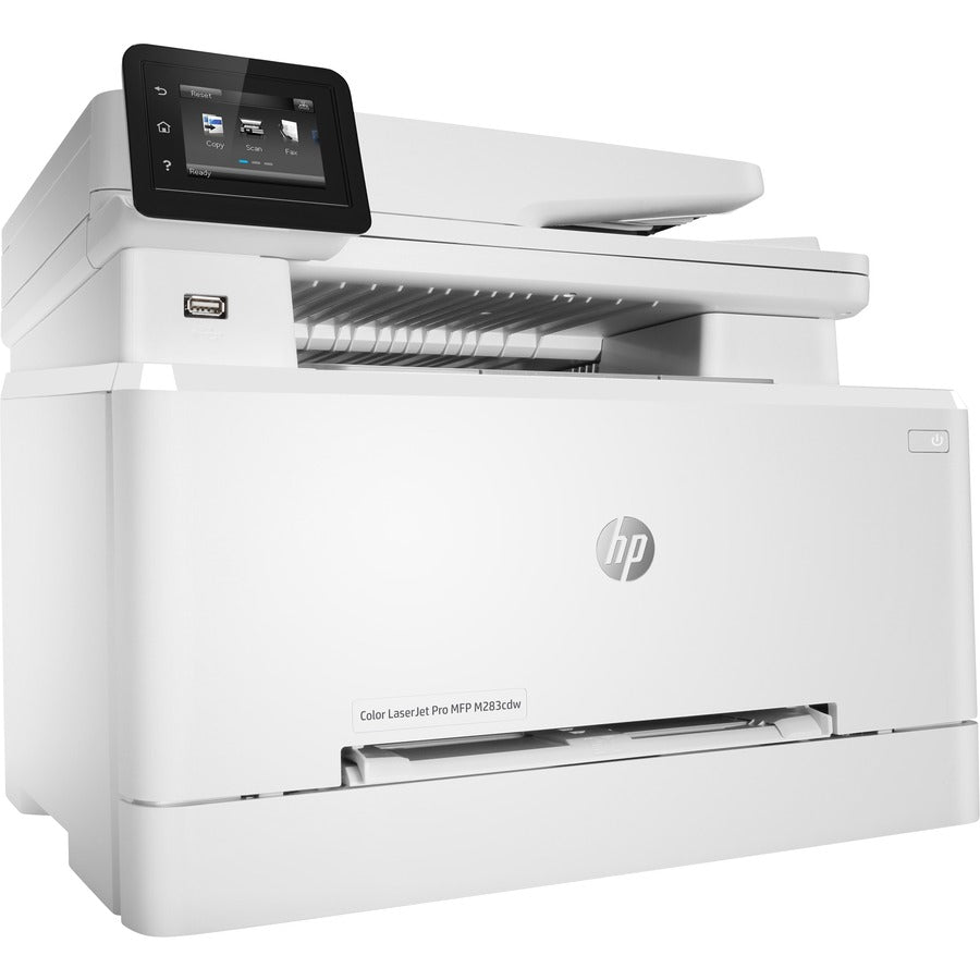HP LaserJet Pro M283cdw Wireless Laser Multifunction Printer - Color - White Refurbished