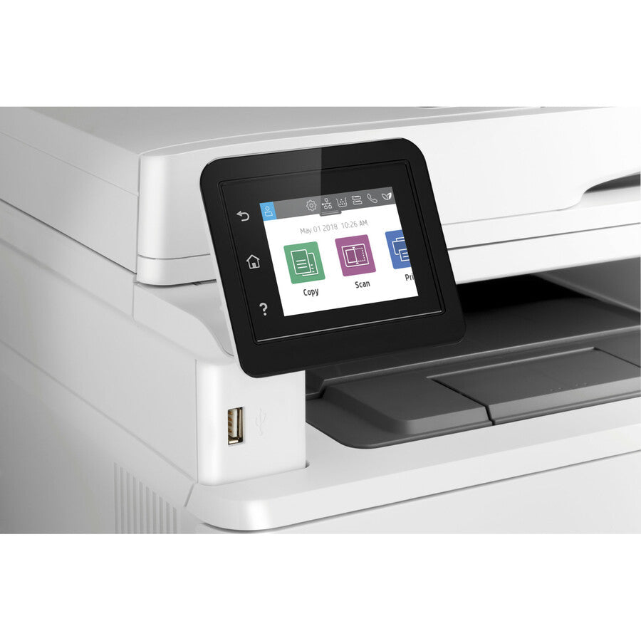 HP LaserJet Pro M428f M428fdn Laser Multifunction Printer-Monochrome-Copier/Fax/Scanner-38 ppm Mono Print-4800x600 Print-Automatic Duplex Print-80000 Pages Monthly-350 sheets Input-Color Scanner-Monochrome Fax-Gigabit Ethernet W1A29A#BGJ