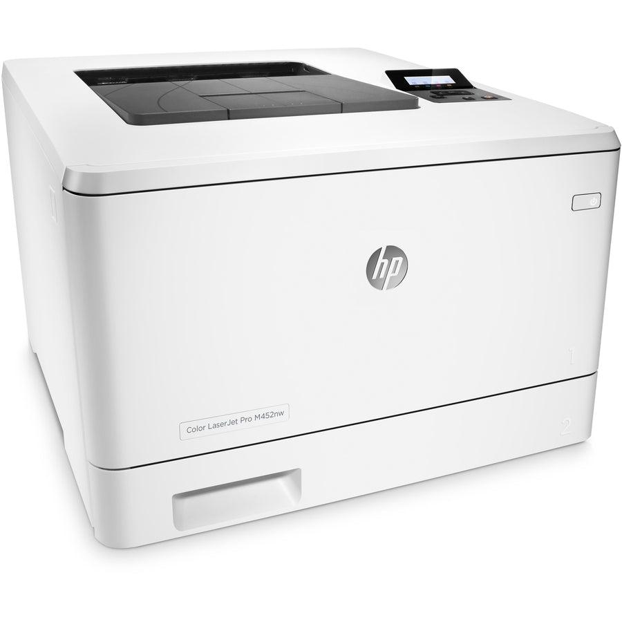 HP LaserJet Pro M452NW Desktop Laser Printer - Refurbished - Color
