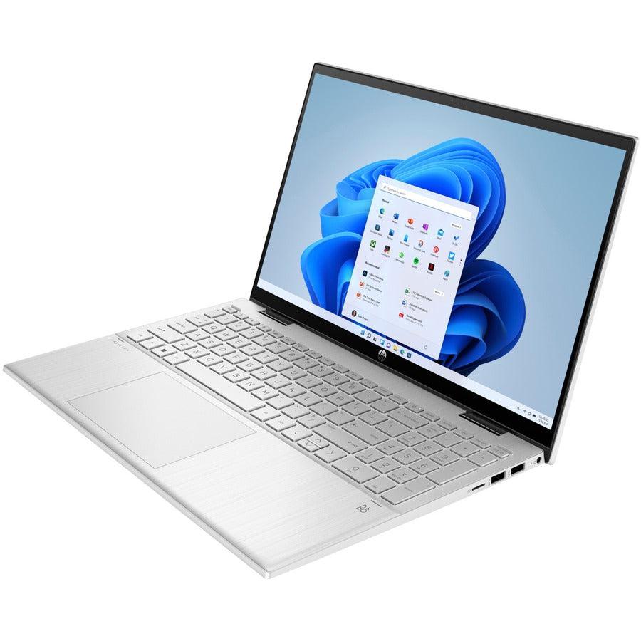 HP Pavilion 15.6" Touchscreen Notebook - Full HD - 1920 x 1080 - Intel Core i5 12th Gen i5-1235U Deca-core (10 Core) - 12 GB Total RAM - 256 GB SSD - Natural Silver