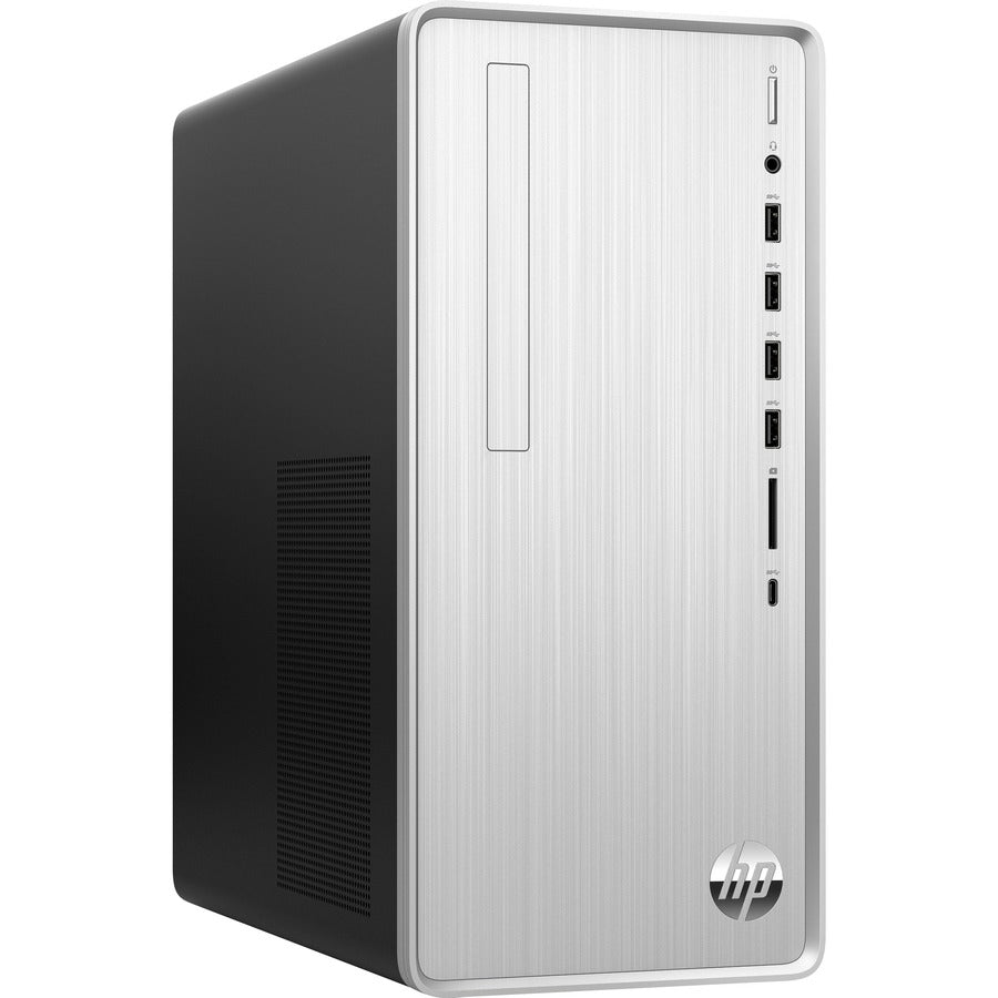 HP Pavilion TP01-3030 Desktop Computer - Intel Core i3 12th Gen i3-12100 Quad-core (4 Core) 3.30 GHz - 8 GB RAM DDR4 SDRAM - 512 GB NVMe M.2 PCI Express SSD - Tower - Snow White