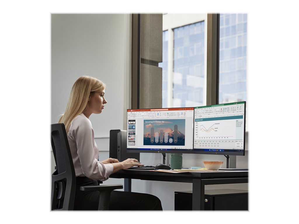 HP Pro 400 G9 - SFF Pentium Gold G7400 up to - RAM 8 GB - SSD 256 GB - NVMe, TLC - T400 - Gigabit Ethernet - FreeDOS -