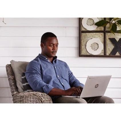 HP Pro c640 14" Chromebook - HD - 1366 x 768 - Intel Core i3 11th Gen i3-1115G4 Dual-core (2 Core) 3 GHz - 8 GB Total RAM - 8 GB On-board Memory - 128 GB SSD - Pike Silver Aluminum - Refurbished