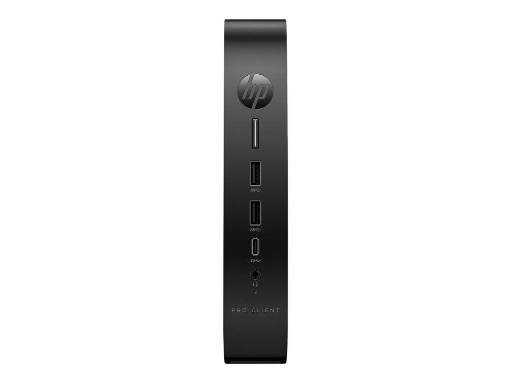 HP Pro t550 - Thin client - USFF 1 x Celeron J6412 / up to 2.6 GHz - RAM 8 GB - flash 32 GB - eMMC - UHD Graphics -
