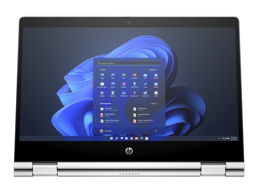 HP Pro x360 435 G10 Notebook - Flip design - AMD Ryzen 7 - 7730U / up to 4.5 GHz - no OS - Radeon Graphics - 0 GB RAM -