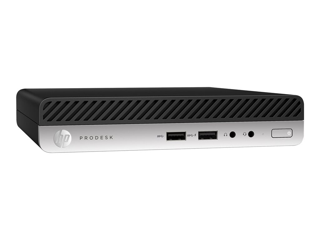 HP ProDesk 400 G5 - Mini desktop Core i5 9500T / up to 3.7 GHz - RAM 8 GB - SSD 256 GB - NVMe, TLC - UHD Graphics 630 -