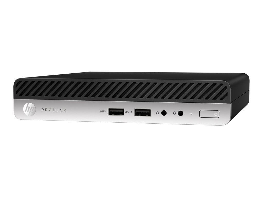 HP ProDesk 400 G5 - Mini desktop Core i5 9500T / up to 3.7 GHz - RAM 8 GB - SSD 256 GB - NVMe, TLC - UHD Graphics 630 -