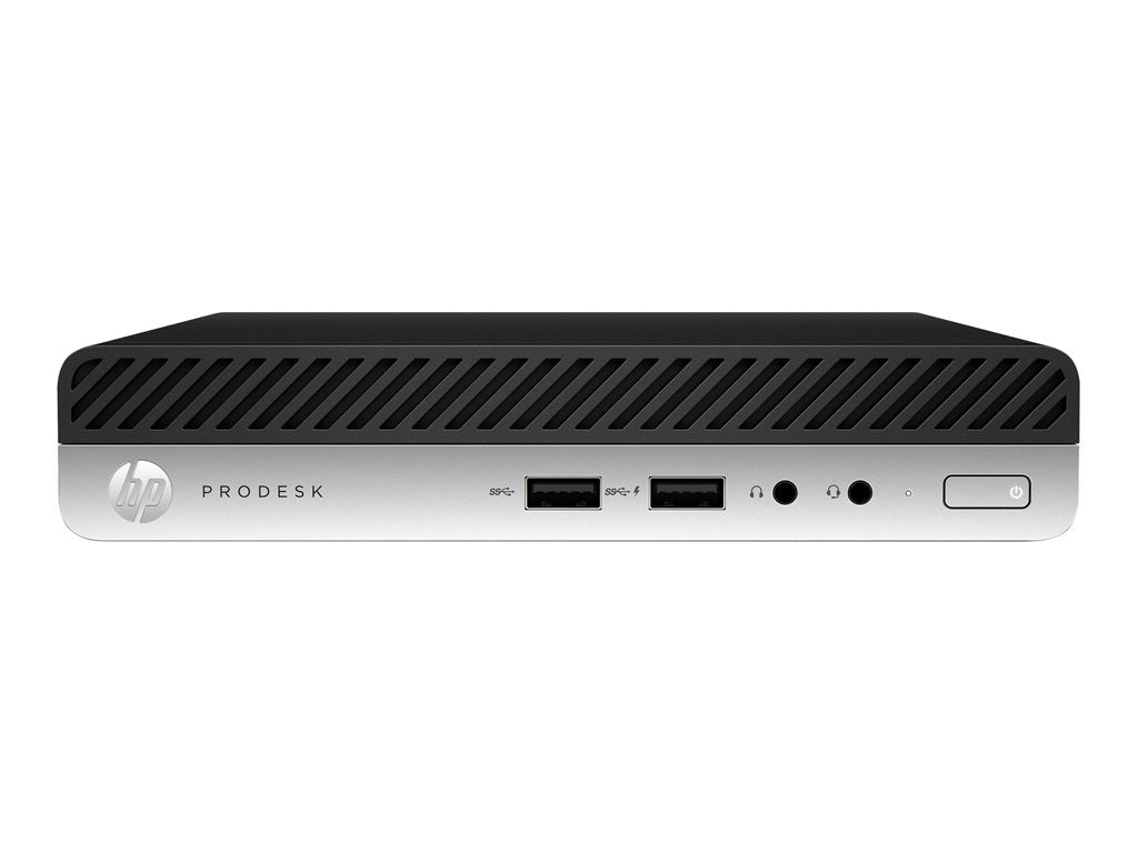 HP ProDesk 400 G5 - Mini desktop Core i5 9500T / up to 3.7 GHz - RAM 8 GB - SSD 256 GB - NVMe, TLC - UHD Graphics 630 -